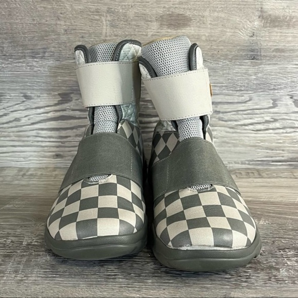 Uin walking travel checkered shoes ankle booties